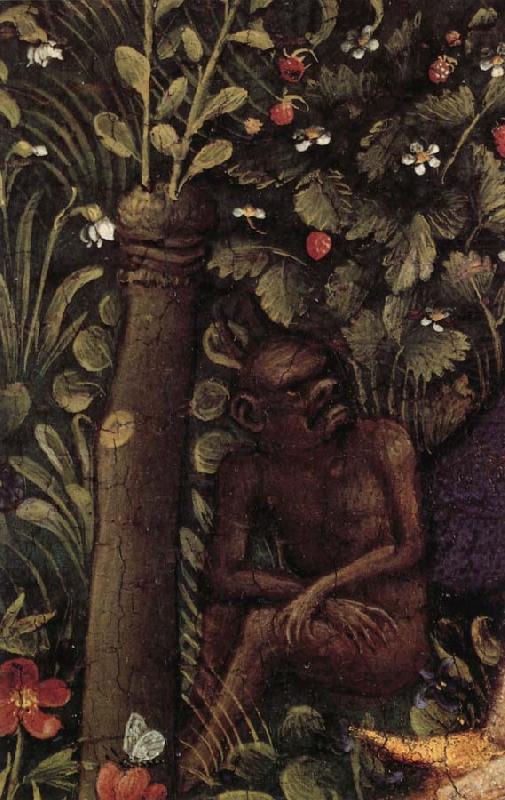 Details of The Little Garden of Paradise, Upper Rhenish Master
